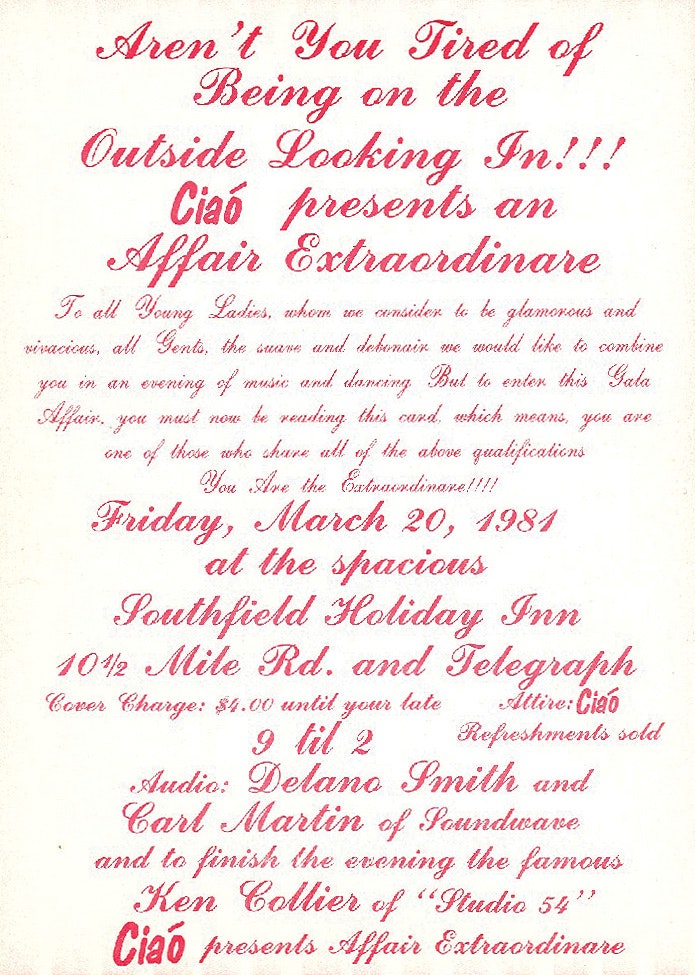 Detroit party flyer info side